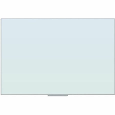 U Brands Floating Glass Dry Erase Board - 47" (3.9 ft) Width x 70" (5.8 ft) Height - Frosted White Tempered Glass Surface - Rect