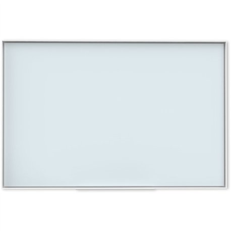 U Brands Frosted Glass Dry Erase Board - 23" (1.9 ft) Width x 35" (2.9 ft) Height - Frosted White Tempered Glass Surface - White