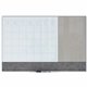 U Brands Magnetic Glass Dry Erase 3-in-1 Calendar Board - 23" (1.9 ft) Width x 35" (2.9 ft) Height - White Tempered Glass Surfac