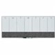 U Brands Magnetic Weekly Calendar Glass Dry Erase Board, Only for use with HIGH Energy Magnets, 14.25 x 35 Inches, White Aluminu