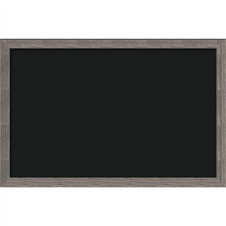 U Brands Decor Magnetic Chalkboard - 23" Width x 35" Height - Rustic Wood Frame - Horizontal/Vertical - 1 Each