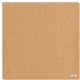 U Brands Square Cork Bulletin Board, 14 x 14 Inches, Frameless, Natural, Push Pins Included (463U00-04) - Natural Cork Surface -