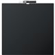 U Brands Magnetic Chalkboard - 14.67" Height x 14" Width - Black Painted Steel Surface - Square - Horizontal - 1 Each