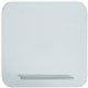 U Brands Magnetic White Glass Dry-Erase Board, 35" X 35" - 35" (3 ft) Width x 35" (3 ft) Height - White Tempered Glass Surface -