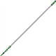 Unger OptiLoc 3-section Extension Poles - 29.53 ft Length - Green, Silver - Anodized Aluminum, Plastic, Nylon - 1 Each