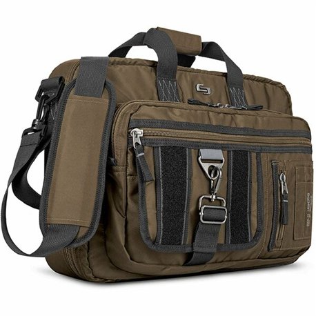 Solo Black Ops Carrying Case (Backpack/Briefcase) for 15.6" Notebook - Bronze - Bump Resistant Interior, Scratch Resistant Inter