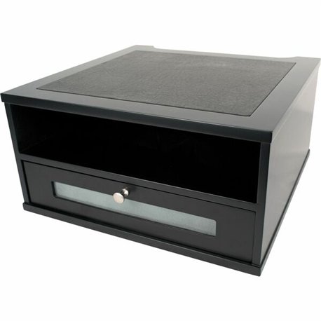 Victor 1175-5 Midnight Black Monitor Riser - Flat Panel Display Type Supported - 1 x Shelf(ves)13.4" Width x 13.4" Depth - Deskt