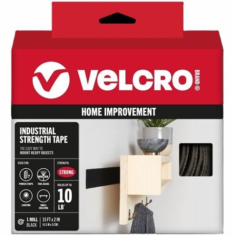 VELCRO 90197 Heavy Duty Industrial Strength - 15 ft Length x 2" Width - Temperature Resistant, Water Proof - For Holding - 1 / R