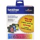 Brother LC613PKS Original Ink Cartridge - Inkjet - 325 Pages Cyan, 325 Pages Yellow, 325 Pages Magenta - Cyan, Yellow, Magenta -