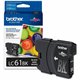 Brother Innobella LC61BK Ink Cartridge - Inkjet - 450 Pages - Black - 1 Each