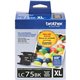 Brother LC75BK Original Ink Cartridge - Inkjet - Black - 2 / Pack