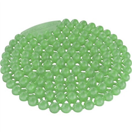 Vectair Systems Wee-Screen Urinal Screen - Lasts upto 30 Days - Splash Resistant, Flexible, Recyclable - 10 / Carton - Green