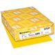 Astrobrights Color Paper - Yellow - Letter - 8 1/2" x 11" - 24 lb Basis Weight - 500 / Ream - Heavyweight, Acid-free, Lignin-fre