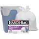 Berry Handi-Bag Wastebasket Bags - Small Size - 8 gal Capacity - 21.50" Width x 24" Length - 0.60 mil (15 Micron) Thickness - Wh