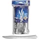 Reflections Classic Silver-look Knife - 40 / Pack - 8/Carton - Knife - Disposable - Plastic - Silver