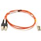 Black Box Fiber Optic Duplex Patch Cable - LC Male - SC Male - 3.28ft