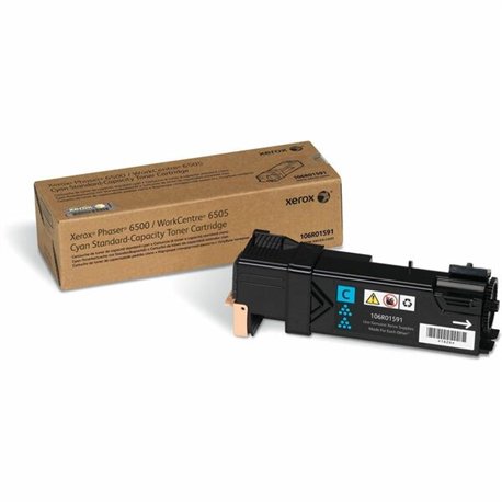 Xerox Original Toner Cartridge - Laser - 1000 Pages - Cyan - 1 Each