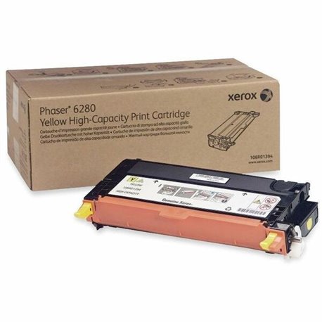 Xerox 106R01394 Original Toner Cartridge - Laser - High Yield - 5900 Pages - Yellow - 1 Each