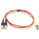 Black Box Fiber Optic Duplex Patch Network Cable - LC Male - SC Male - 9.84ft