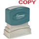 Xstamper COPY Title Stamps - Message Stamp - "COPY" - 0.50" Impression Width x 1.62" Impression Length - 100000 Impression(s) - 