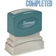 Xstamper COMPLETED Title Stamp - Message Stamp - "COMPLETED" - 0.50" Impression Width x 1.63" Impression Length - 100000 Impress