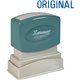 Xstamper ORIGINAL Title Stamp - Message Stamp - "ORIGINAL" - 0.50" Impression Width x 1.63" Impression Length - 100000 Impressio