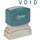 Xstamper VOID Title Stamp - Message Stamp - "VOID" - 0.50" Impression Width x 1.63" Impression Length - 100000 Impression(s) - B