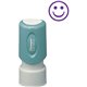 Xstamper Pre-Inked Specialty Smiley Face Stamp - Message/Design Stamp - "GOOD" - 0.63" Impression Diameter - 100000 Impression(s