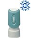 Xstamper Entered e Entered Pre-inked Stamp - Message Stamp - "ENTERED" - 0.63" Impression Diameter - 100000 Impression(s) - Blue