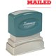 Xstamper MAILED Title Stamp - Message Stamp - "MAILED" - 0.50" Impression Width x 1.63" Impression Length - 100000 Impression(s)