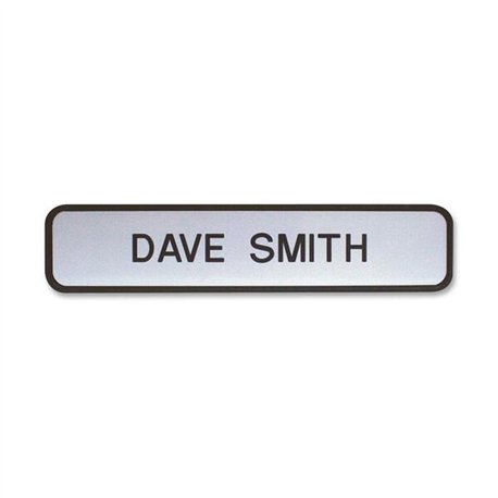 Xstamper Designer Framed Wall/Door Sign - 1 Each - 8" Width x 2" Height - Wall Mountable - Mounting Hardware - Outdoor - Plastic