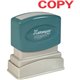 Xstamper COPY Title Stamps - Message Stamp - "COPY" - 0.50" Impression Width x 1.62" Impression Length - 100000 Impression(s) - 