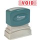 Xstamper Pre-Inked VOID One Color Title Stamp - Message Stamp - "VOID" - 0.50" Impression Width x 1.63" Impression Length - 1000