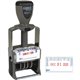 Xstamper Heavy-duty RECEIVED Self-Ink Dater - Message/Date Stamp - "RECEIVED" - Red, Blue - Metal, Plastic Metal - 1 Each