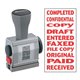 Xstamper 10-In-1 Phrase Stamp - Message Stamp - "COMPLETED, CONFIDENTIAL, COPY, DRAFT, ENTERED, FAXED, FILE COPY, ORIGINAL, PAID