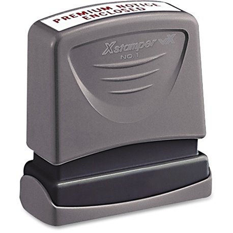 Xstamper VX Pre-inked Small Return Stamp - Message Stamp - 0.50" Impression Width x 1.62" Impression Length - 1 Each