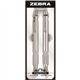 Zebra STEEL 7 Series M/F 701 Mechanical Pencil & Ballpoint Pen Set - 0.7 mm Pen Point Size - 0.7 mm Lead Size - Refillable - Sta