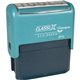 Xstamper ClassiX ECO Self-inking Message Stamp - Custom Message/Date Stamp - 0.94" Impression Width x 2.44" Impression Length - 