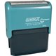 Xstamper ClassiX ECO Self-inking Message Stamp - Custom Message Stamp - 1.44" Impression Width x 2.94" Impression Length - Black