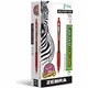 Zebra Z-Grip Retractable Ballpoint Pens - Medium Pen Point - 1 mm Pen Point Size - Retractable - Red - Clear, Red Barrel - 12 / 