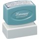 Xstamper Custom Endorsement Pre-inked Stamp - Custom Message Stamp - 1" Impression Width x 2" Impression Length - 50000 Impressi