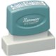 Xstamper Large Business Address Stamp - Message Stamp - 0.59" Impression Width x 2.01" Impression Length - 50000 Impression(s) -