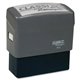 Xstamper Classix Custom Address Stamps - Custom Message Stamp - 1" Impression Width x 2.50" Impression LengthPlastic, Rubber - 1