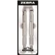 Zebra STEEL 7 Series M/F 701 Mechanical Pencil & Ballpoint Pen Set - 0.7 mm Pen Point Size - 0.7 mm Lead Size - Refillable - Sta