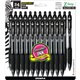 Zebra Z-Grip Retractable Ballpoint Pens - Medium Pen Point - 1 mm Pen Point Size - Retractable - Black - Clear Barrel - 24 / Pac