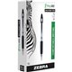 Zebra Z-grip Max Retractable Ballpoint Pens - Medium Pen Point - 1 mm Pen Point Size - Conical Pen Point Style - Retractable - B