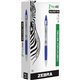 Zebra Z-grip Max Retractable Ballpoint Pens - Medium Pen Point - 1 mm Pen Point Size - Retractable - Blue - Gray Barrel - 1 Doze