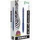 Zebra Pen Z-Grip Retractable Ballpoint Pens - 0.7 mm Pen Point Size - Retractable - Blue - 1 Dozen