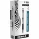 Zebra Pen F-301 Stainless Steel Ballpoint Pens - Fine Pen Point - 0.7 mm Pen Point Size - Refillable - Retractable - Black - Sta