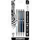 Zebra Pen STEEL 3 Series F-301A Retractable Ballpoint Pen - Fine Pen Point - 0.7 mm Pen Point Size - Retractable - Black - Silve